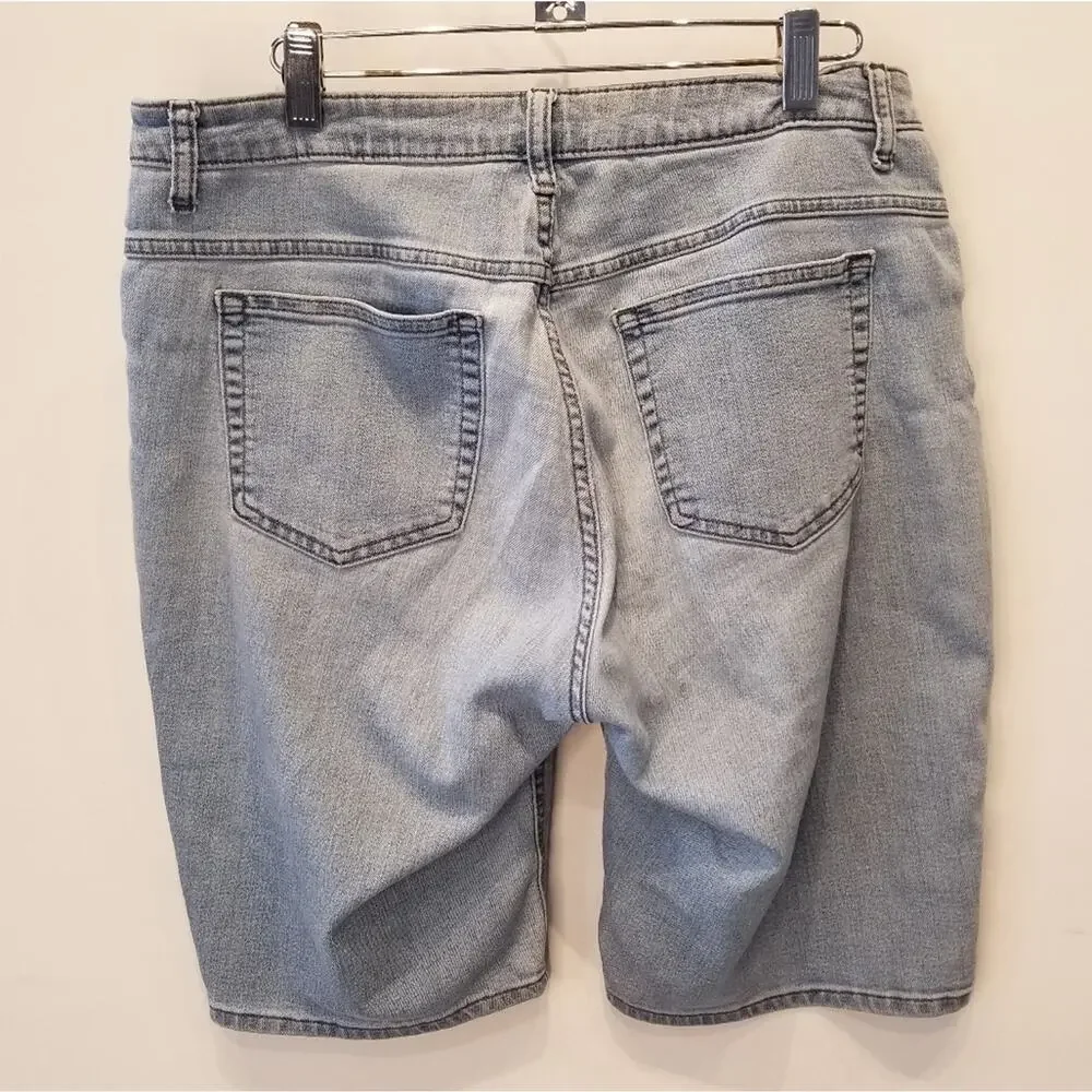 Riders by‎ Lee Denim Long Shorts Bermudas Size L
